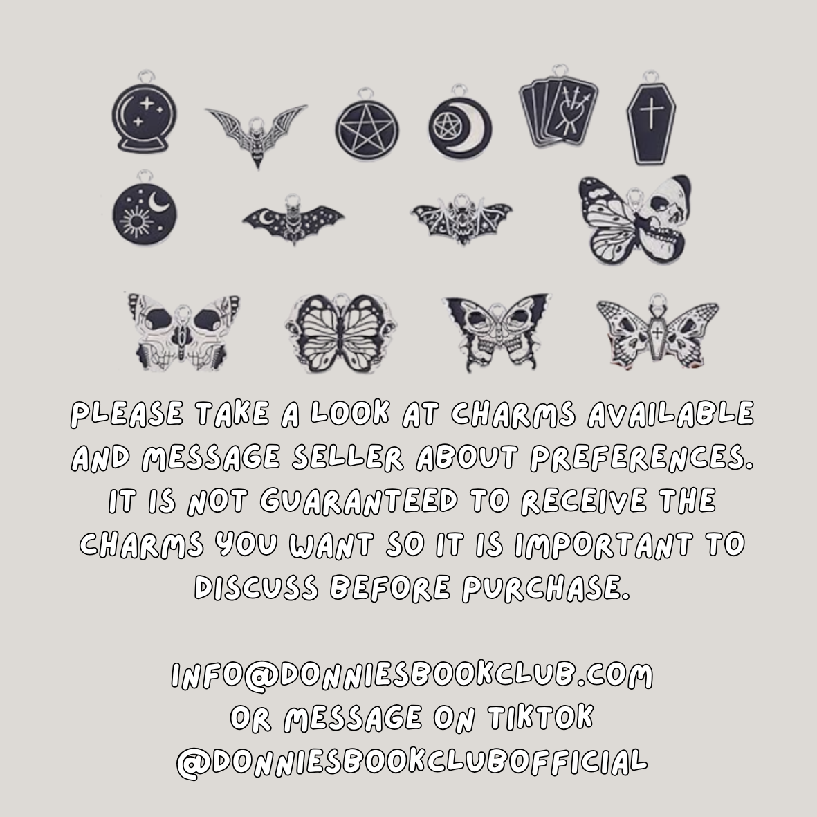 Kindle Charm Chain - PLEASE READ