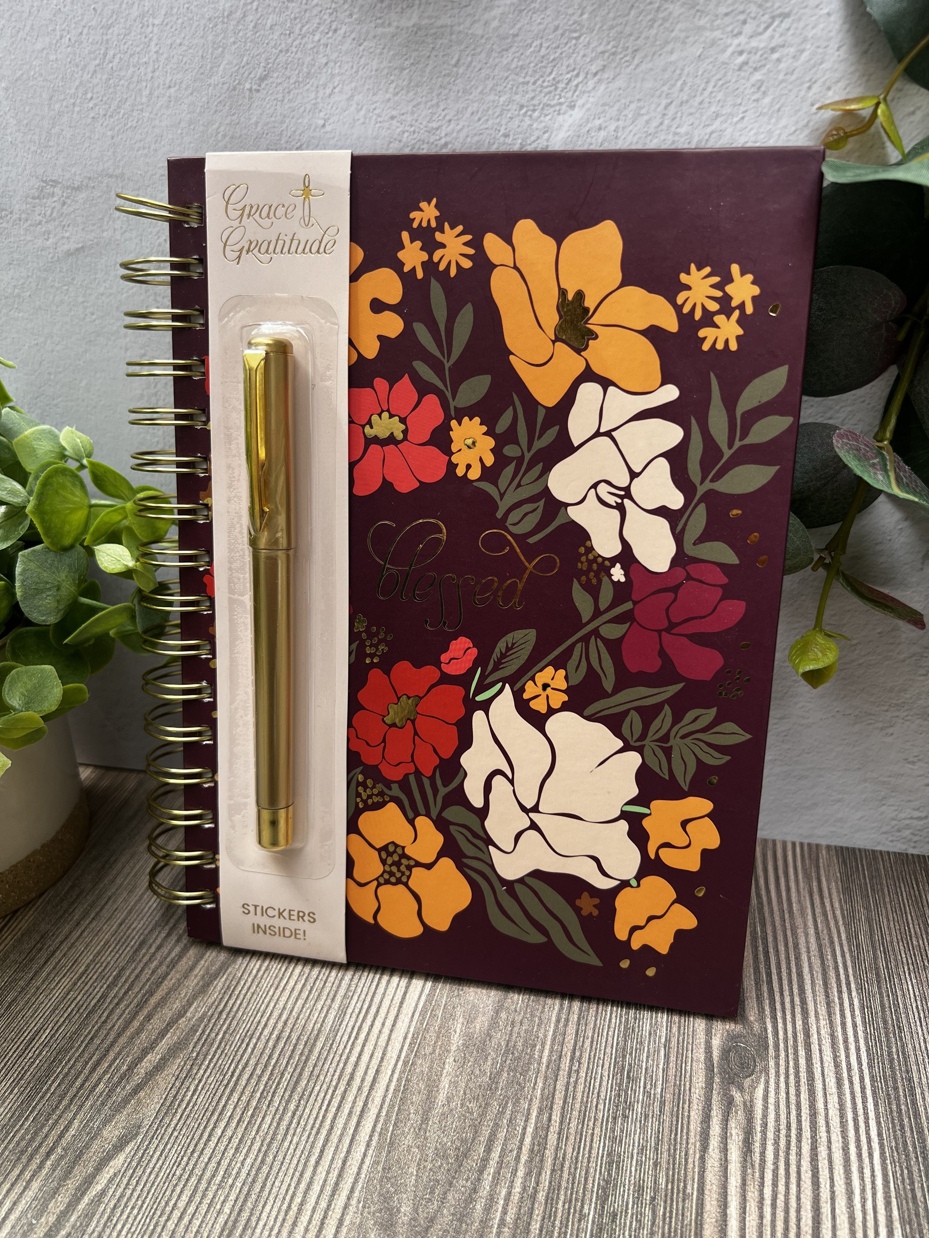 Floral Journals Notebooks Spiral Bound