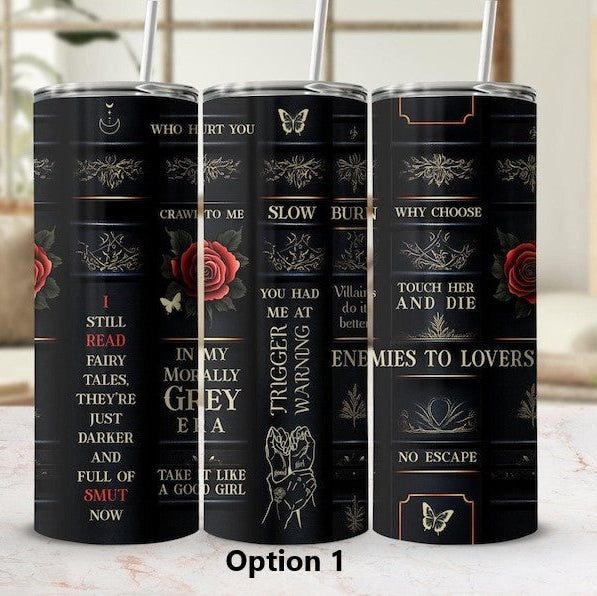 20oz Bookish Tumblers - Dark Romance Fantasy