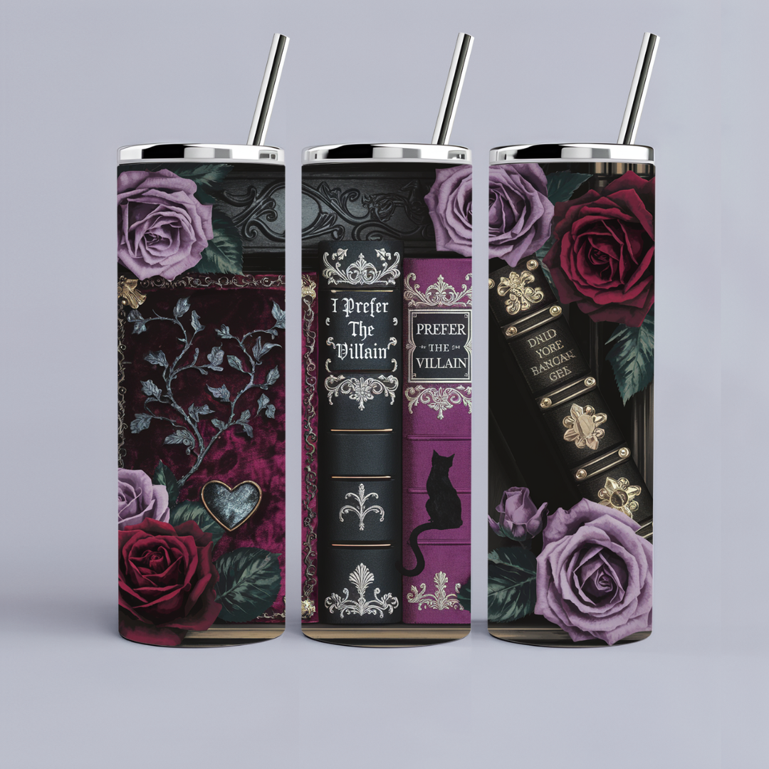 Dark Romance Tumbler - Purple Villian