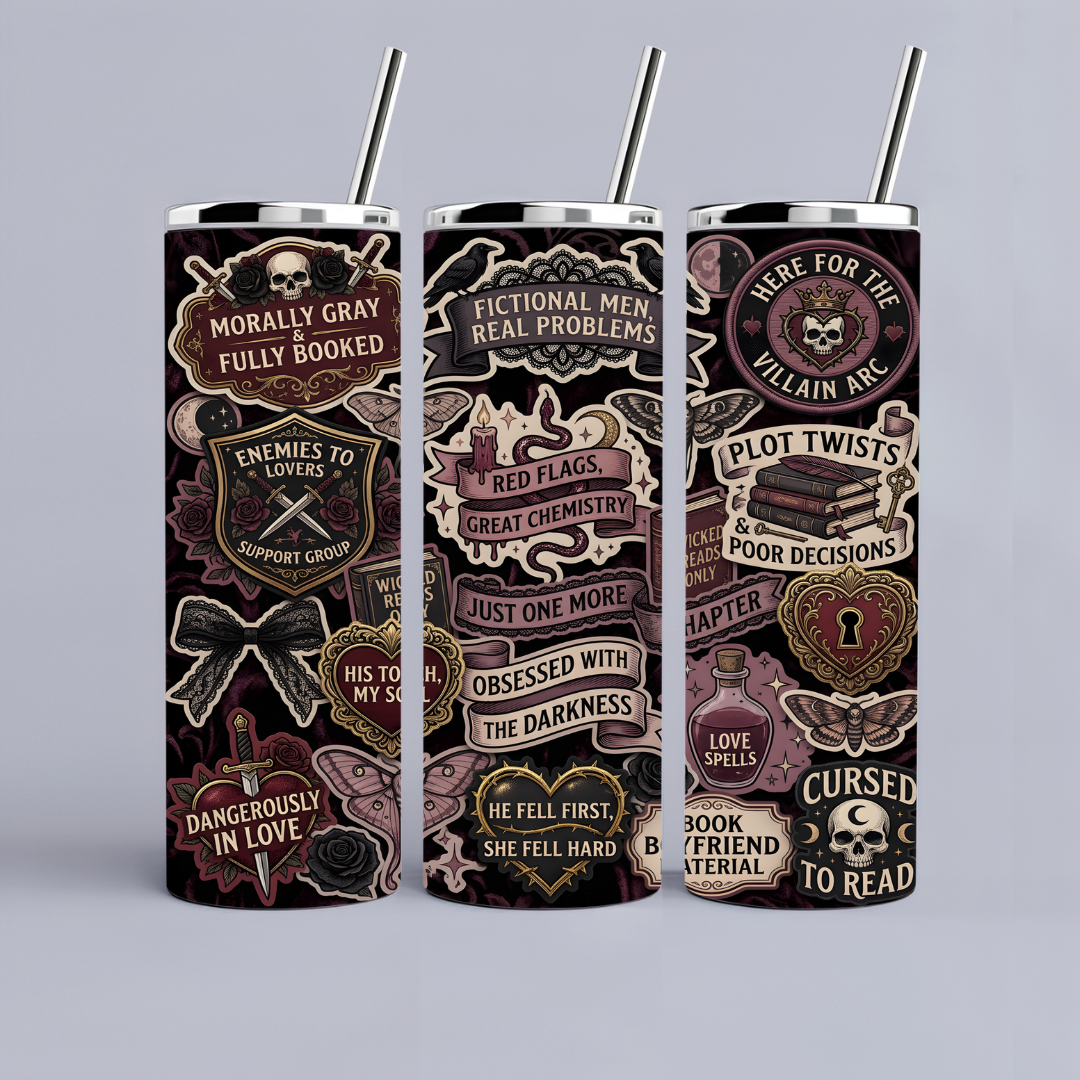 Dark Romance Tumbler - Obsessed with Darkness