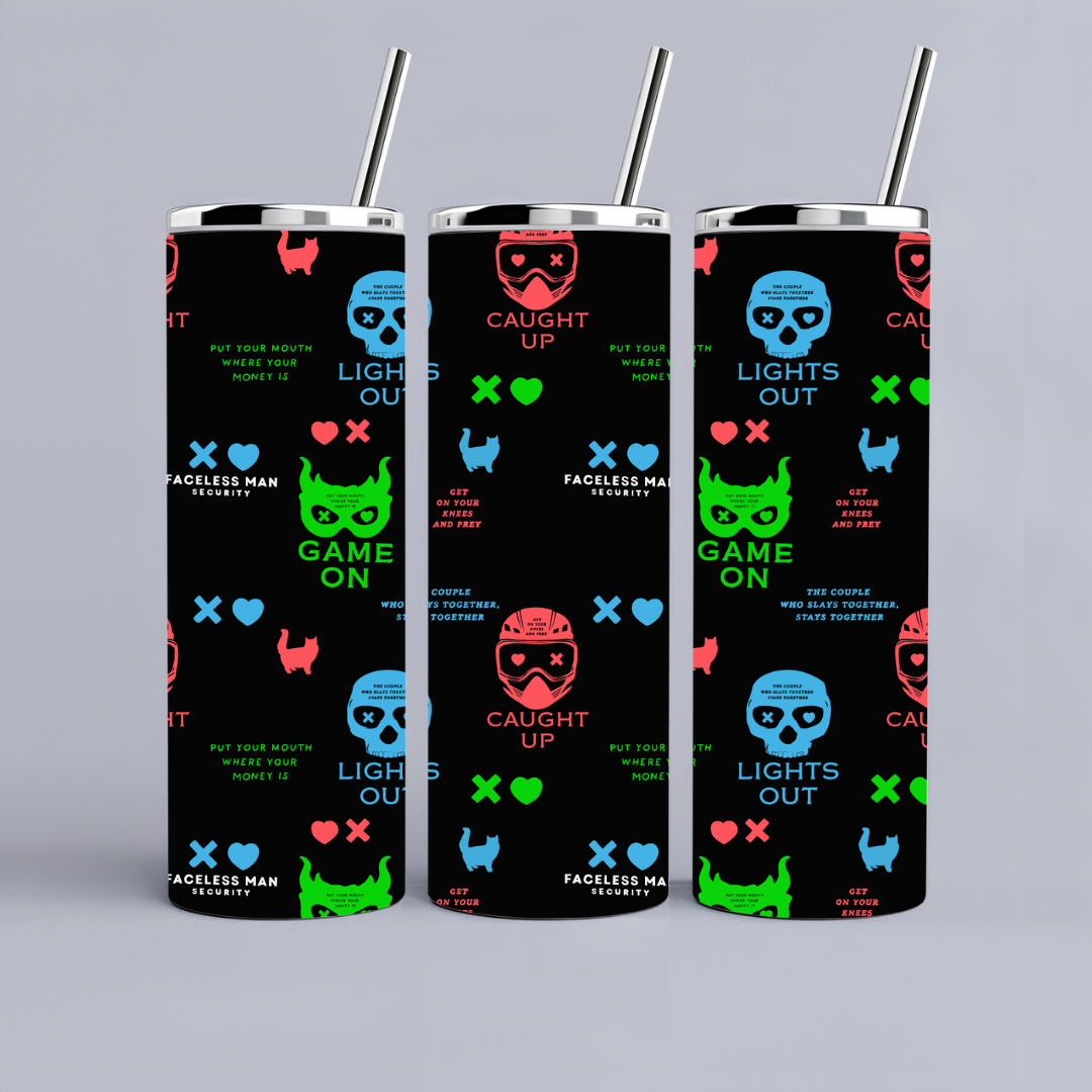 Dark Romance Tumbler - Masked Men