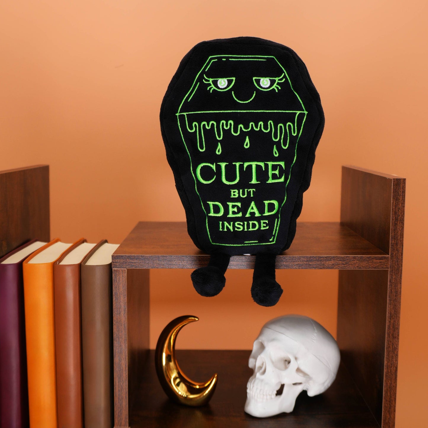 “Cute But Dead Inside” Coffin Horror Halloween Plushies