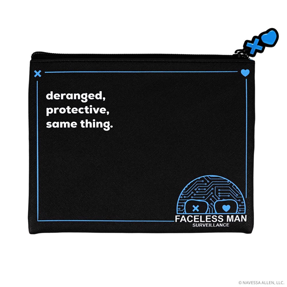 Lights Out: Faceless Man Surveillance Pen & Pencil Pouch